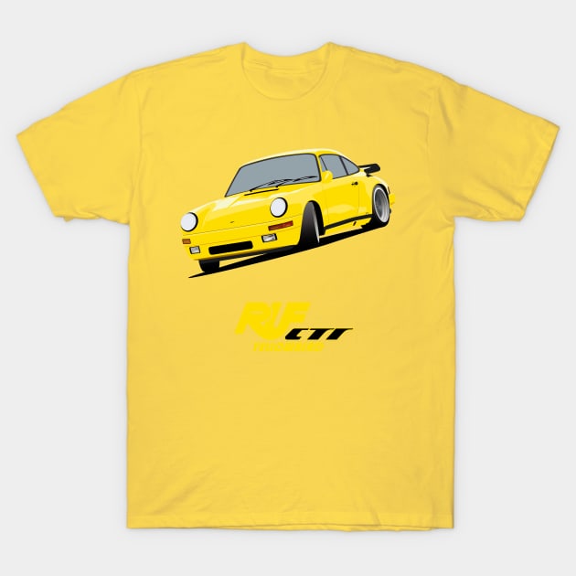 RUF CTR Yellowbird T-Shirt by AutomotiveArt